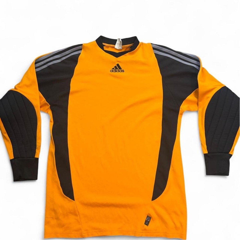 Adidas ClimaLite Y2K Goalkeeper Jersey Men's L Orange Black Padded